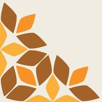 soft color floral frame corner design vector