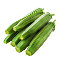 Ladys Finger Isolated on Transparent Background png