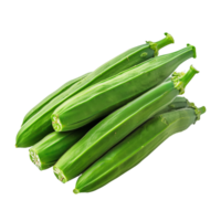 Ladys Finger Isolated on Transparent Background png