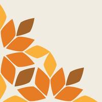 soft color floral frame corner design vector