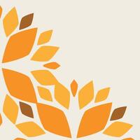 soft color floral frame corner design vector