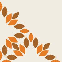 soft color floral frame corner design vector