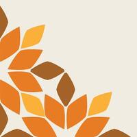 soft color floral frame corner design vector