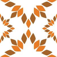Seamless pattern with abstract flowers vector