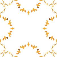 floral frame with floral element design vector
