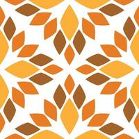Seamless pattern with abstract flowers vector