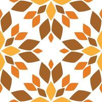 Seamless pattern with abstract flowers vector
