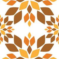 Seamless pattern with abstract flowers vector