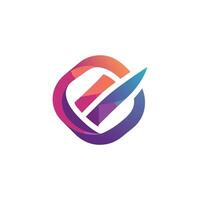 Creative and Elegant Minimalistic Logo Design for Technology and Software Company vector