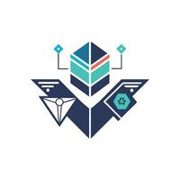 Creative and Elegant Minimalistic Logo Design for Technology and Software Company vector