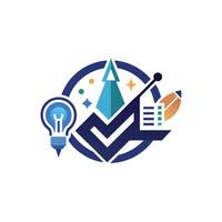 Creative and Elegant Minimalistic Logo Design for Technology and Software Company vector