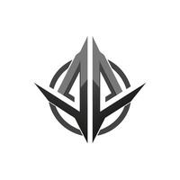 Creative and Elegant Minimalistic Logo Design for Technology and Software Company vector