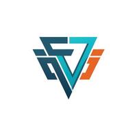 Creative and Elegant Minimalistic Logo Design for Technology and Software Company vector
