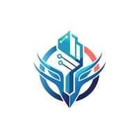 Creative and Elegant Minimalistic Logo Design for Technology and Software Company vector