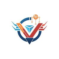 Creative and Elegant Minimalistic Logo Design for Technology and Software Company vector