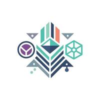 Creative and Elegant Minimalistic Logo Design for Technology and Software Company vector