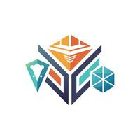 Creative and Elegant Minimalistic Logo Design for Technology and Software Company vector