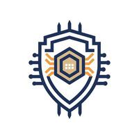 Creative and Elegant Minimalistic Logo Design for Technology and Software Company vector
