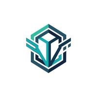 Creative and Elegant Minimalistic Logo Design for Technology and Software Company vector