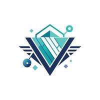 Creative and Elegant Minimalistic Logo Design for Technology and Software Company vector