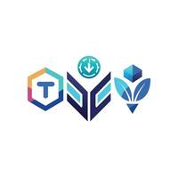 Creative and Elegant Minimalistic Logo Design for Technology and Software Company vector