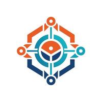 Creative and Elegant Minimalistic Logo Design for Technology and Software Company vector