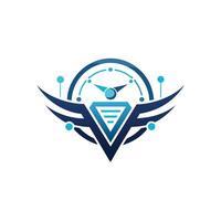 Creative and Elegant Minimalistic Logo Design for Technology and Software Company vector
