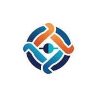 Creative and Elegant Minimalistic Logo Design for Technology and Software Company vector
