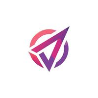 Creative and Elegant Minimalistic Logo Design for Technology and Software Company vector
