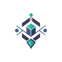 Creative and Elegant Minimalistic Logo Design for Technology and Software Company vector