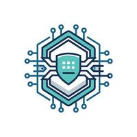 Creative and Elegant Minimalistic Logo Design for Technology and Software Company vector