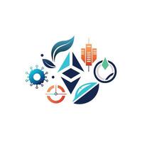 Creative and Elegant Minimalistic Logo Design for Technology and Software Company vector