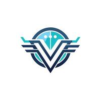 Creative and Elegant Minimalistic Logo Design for Technology and Software Company vector
