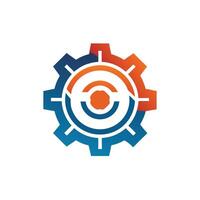 Creative and Elegant Minimalistic Logo Design for Technology and Software Company vector