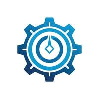 Creative and Elegant Minimalistic Logo Design for Technology and Software Company vector