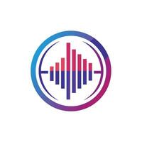 Creative and Elegant Minimalistic Logo Design for Technology and Software Company vector