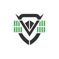 Creative and Elegant Minimalistic Logo Design for Technology and Software Company vector