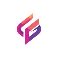 Creative and Elegant Minimalistic Logo Design for Technology and Software Company vector