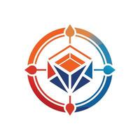 Creative and Elegant Minimalistic Logo Design for Technology and Software Company vector