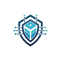 Creative and Elegant Minimalistic Logo Design for Technology and Software Company vector