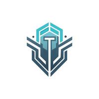 Creative and Elegant Minimalistic Logo Design for Technology and Software Company vector