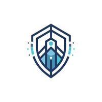 Creative and Elegant Minimalistic Logo Design for Technology and Software Company vector