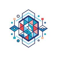 Creative and Elegant Minimalistic Logo Design for Technology and Software Company vector