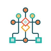 Creative and Elegant Minimalistic Logo Design for Technology and Software Company vector