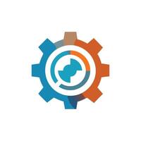Creative and Elegant Minimalistic Logo Design for Technology and Software Company vector