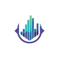 Creative and Elegant Minimalistic Logo Design for Technology and Software Company vector