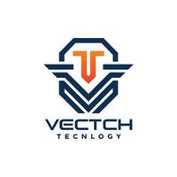 Creative and Elegant Minimalistic Logo Design for Technology and Software Company vector