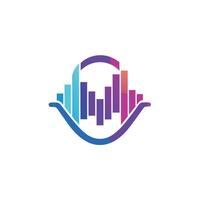 Creative and Elegant Minimalistic Logo Design for Technology and Software Company vector
