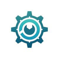 Creative and Elegant Minimalistic Logo Design for Technology and Software Company vector