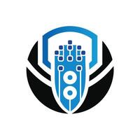 Creative and Elegant Minimalistic Logo Design for Technology and Software Company vector